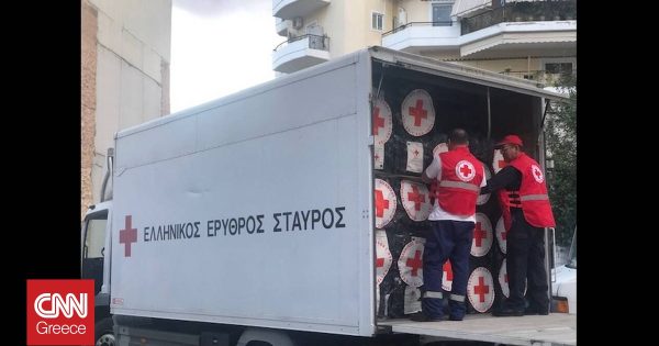 Ο Ελληνικός Ερυθρός Σταυρός παρέδωσε τεράστια ανθρωπιστική βοήθεια στον Ερυθρό Σταυρό του Λιβάνου