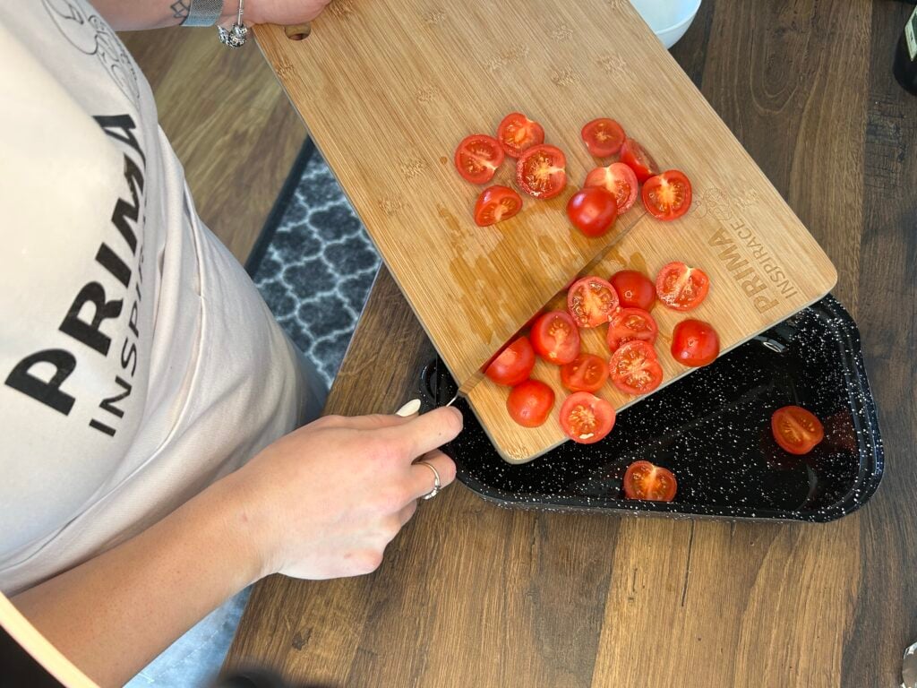 Lightning Pasta με Hermeline και Roast Tomatoes