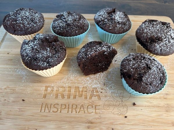Muffins κακάο με κομμάτια σοκολάτας – χνουδωτά και γεμάτα γεύση