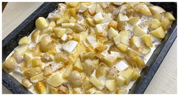Chops on Whipe Cream – μεσημεριανό από ένα φύλλο