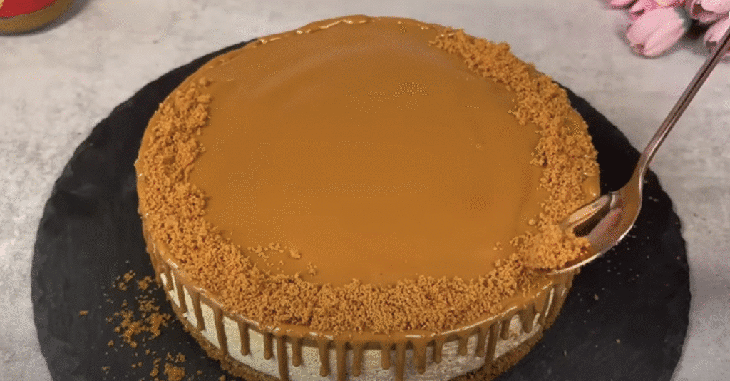 Undaked Lotus Biscoff Cheesecake με τυρί Cottage -Lotus - απλή και εύκολη προετοιμασία!