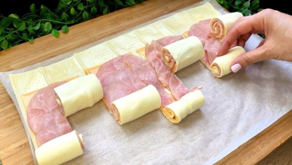 Hack Rolls από ζύμη με τυρί – μια γρήγορη όρεξη που παρασκευάζεται σε λίγα λεπτά